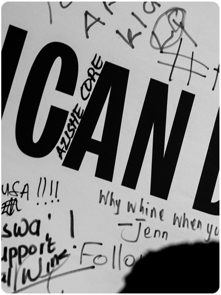 When the culture signs back.